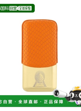 欧洲直邮S.T.Dupont法国都彭 GAME OF THRONES男士橙色小牛皮雪茄