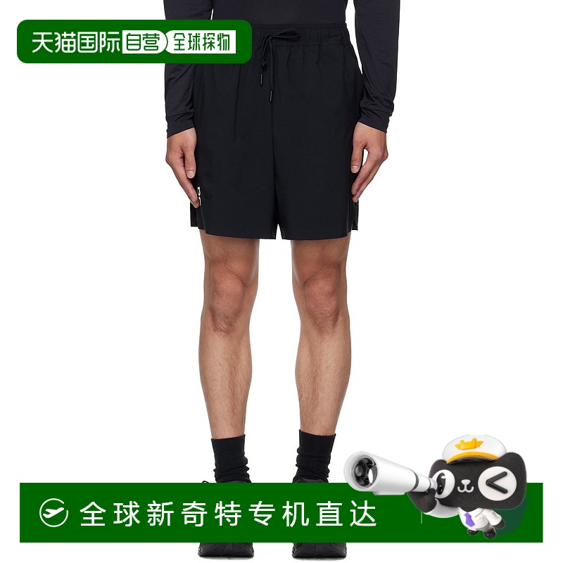 1h可退 香港直邮On 男士 黑色 Court 短裤 1ME12310553 black黑色
