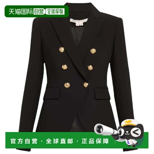 自营Veronica Beard Women's Miller Dickey Jacket, Black/Gold