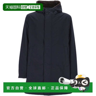 香港直邮HERNO 男士羽绒服 PA000170U12343Z9200 AW2025 蓝色外套