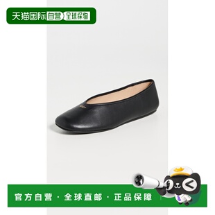 1h可退 香港直邮Coach 蔻驰 女士 Houston 芭蕾舞鞋 black黑色 舒