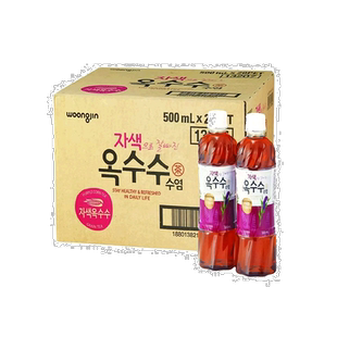 韩国直邮进口熊津Woongjin紫色玉米须茶谷物饮料0脂肪健康饮品