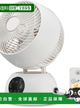 【日本直邮】同志社 60 度循环器 18 厘米 直流遥控器 白色 FCA-1