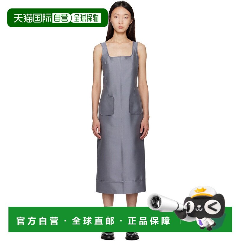 1h可退 香港直邮潮奢 Thom Browne 汤姆 布朗 女士 灰色 Column