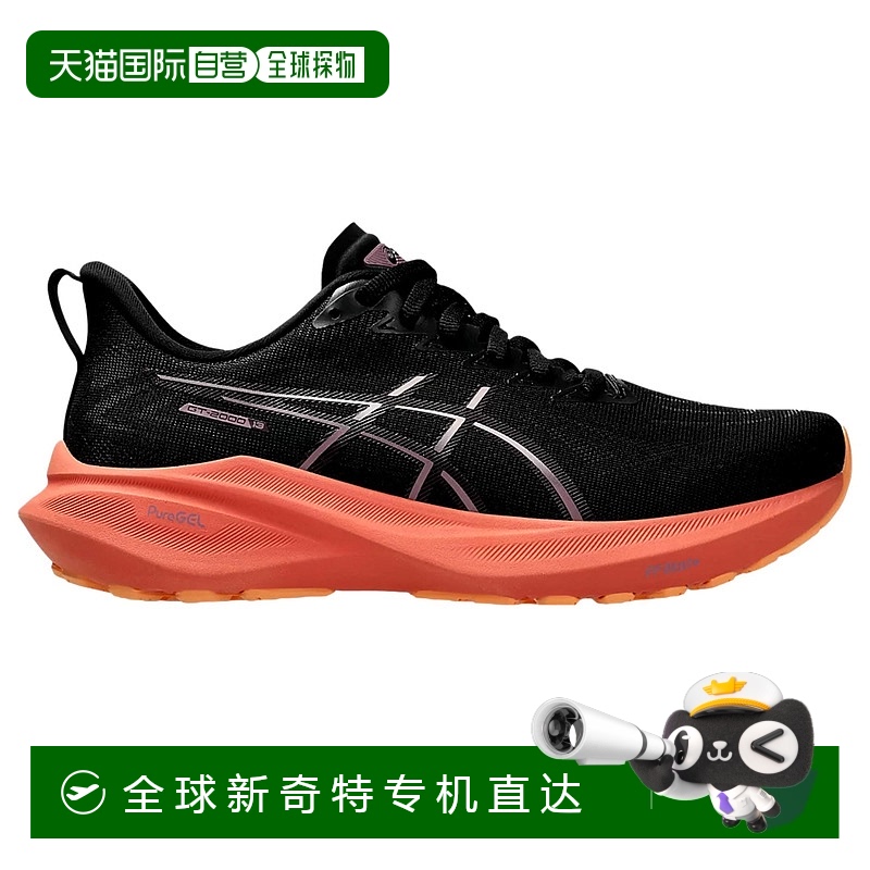 自营 Asics GT-2000 13黑色/深紫红色1012B666-001女式-黑色 【美