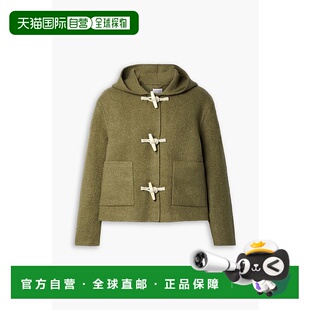 羊毛混纺毛毡连帽夹克 1h可退 女士 TOTÊME 234WRTW 香港直邮潮奢