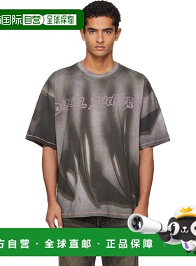 香港直邮Diesel 迪赛 男士 灰色 T-Boxt-Show-V2 T 恤 A216230BKB