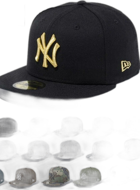 日本直邮New Era 男女款纽约洋基队棒球帽 59FIFTY MLB 休闲街头