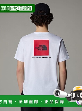 自营欧洲直邮北面Redbox 男士T恤TheNorthFace新款