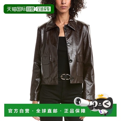 自营Anne Klein Jacket - brown 美国奥莱直发外套皮衣
