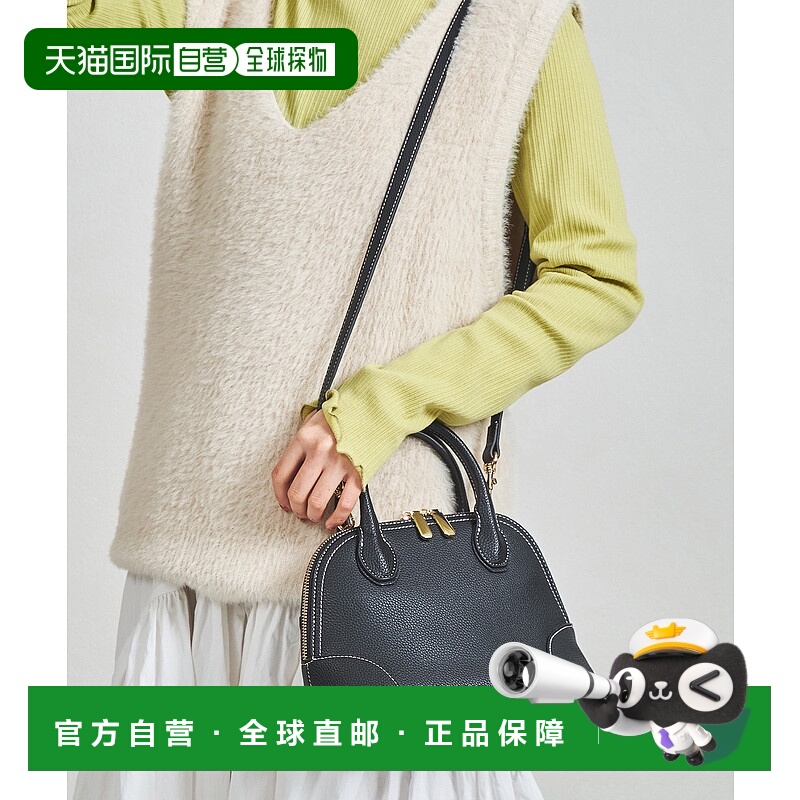 1h可退 日本直邮MISCH MASCH 女装 仿皮手拿包 宽幅开口金色五金