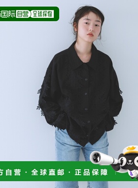 1h可退 日本直邮KBF女装宽松蕾丝衬衫 半透明设计 春夏款 KB26130