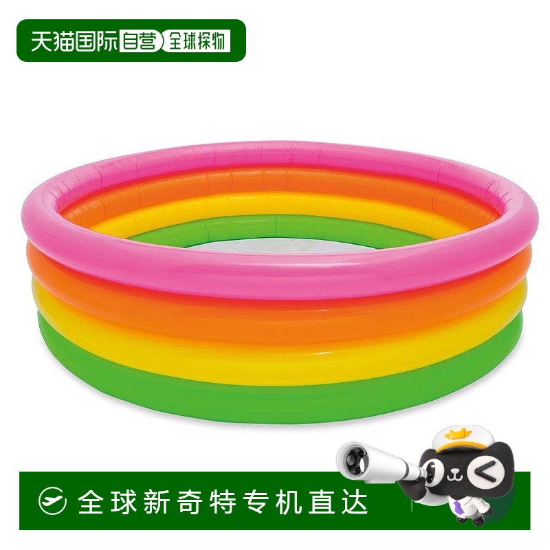 日本直邮intex游戏实物周边儿童用露天橡胶游泳池168×46cm