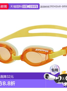 日本直邮SWANS 泳镜 008 橙色 SJ9-OR 山本光学新款