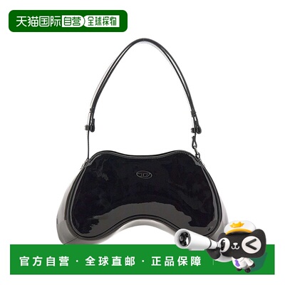 1h可退 香港直邮潮奢 Diesel 迪赛 女士 Play Responsible 单肩包