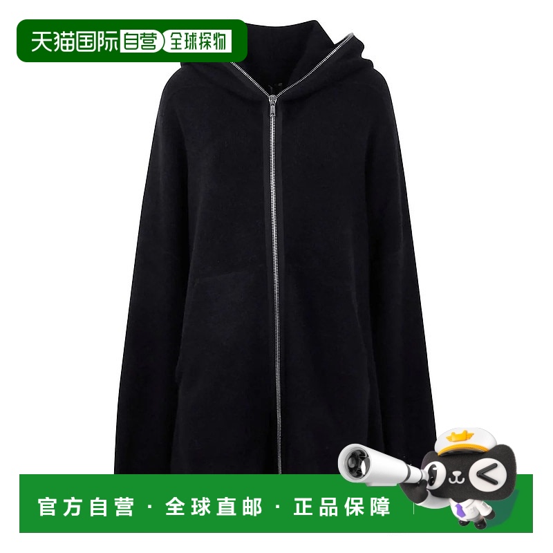 1h可退 香港直邮RICK OWENS 男士针织毛衣 RU02E1688KWP09BLACK A