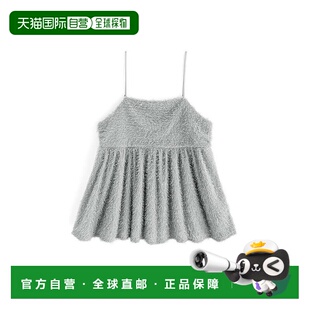背心 日本直邮日潮 peplum 闪光毛绒 ask05针织吊带 GRL