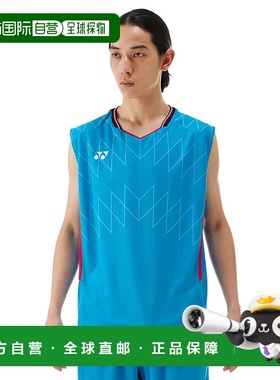 日本直邮YONEX-Yonex男士网球羽毛球短袖T恤男装衬衫（无袖）Berr
