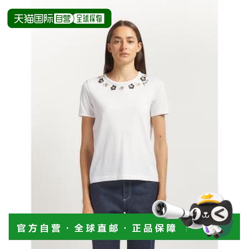 1h可退 香港直邮MARNI 女士T恤 THJE0390SXUTC60300W01 SS2026 白图片