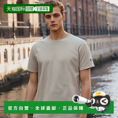 自营 champion短袖 T 恤 - 蓝色泻湖 美国奥莱直发