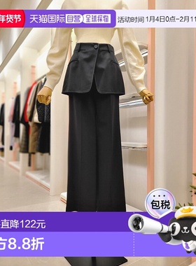 韩国直邮[ITMICHAA] 女性长裤裤裙 (ITM9BPT530)羊毛阔腿裤西装裤