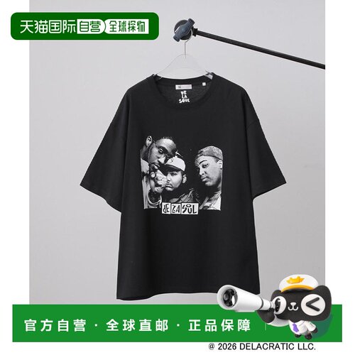 日本直邮tk.TAKEO KIKUCHI 男装 De La Soul联名90年代复古印花T
