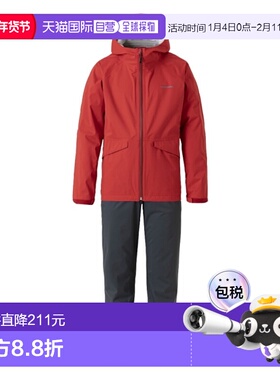 日本直邮Shimano 服饰 Basic 钓鱼雨衣 M号红色 RA-005V禧玛诺