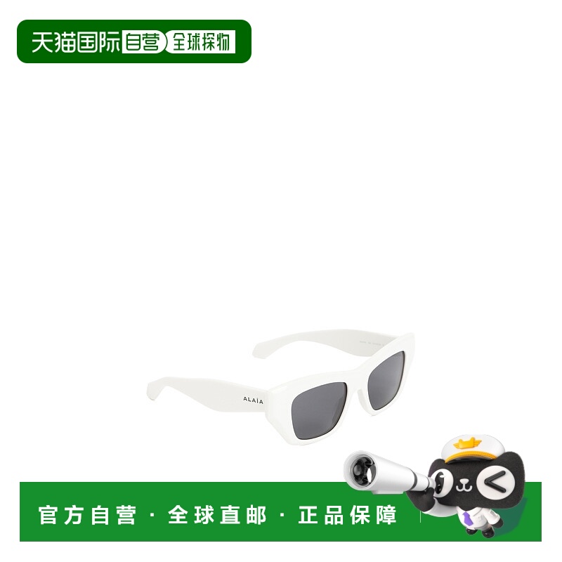 香港直邮Alaia 徽标太阳镜 AA0074S正品舒适防紫外线显脸小高级感