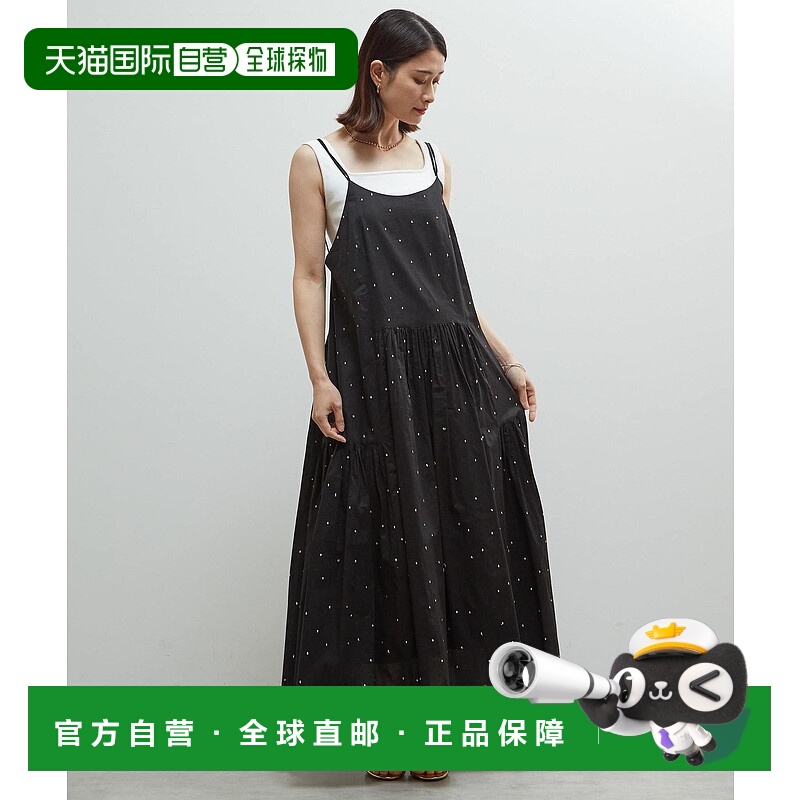 1h可退 日本直邮soffitto女士印花刺绣点点连衣裙 A0551FA501长裙