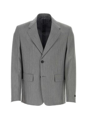 PRADA 男士夹克 UGM169S23113C6F0031 AW2023 灰色