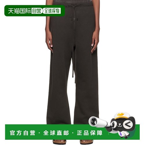 1h可退 香港直邮潮奢 Essentials 女士 黑色 1977 运动裤 130BT21