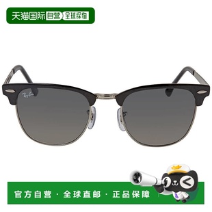 Clubmaster Metal Grey 自营ray Square Ban Gradient Men banRay
