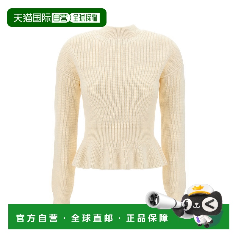 1h可退 香港直邮CHLOÉ 女士针织毛衣 CHC23AMP15630107 AW2023 米