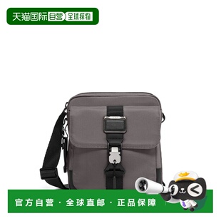 自营欧洲直邮Tumi途明 Alpha Bravo男士炭灰色弹道尼龙拉链开合斜