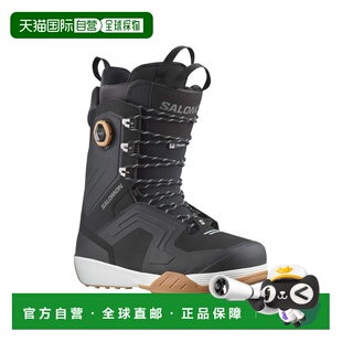 自营欧洲直邮Salomon Dialogue男士黑色聚氨酯单板滑雪靴