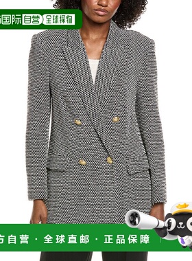 自营l'agenceL’AGENCE Riva Knit Double-Breasted Blazer - bla
