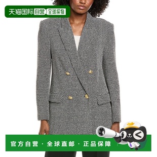 Knit Riva Double Breasted bla 自营l Blazer agenceL’AGENCE