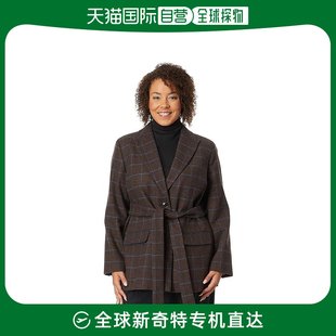 宽松款 Bedford 女士Plus 香港直邮潮奢 束带条纹西装 Madewell 外