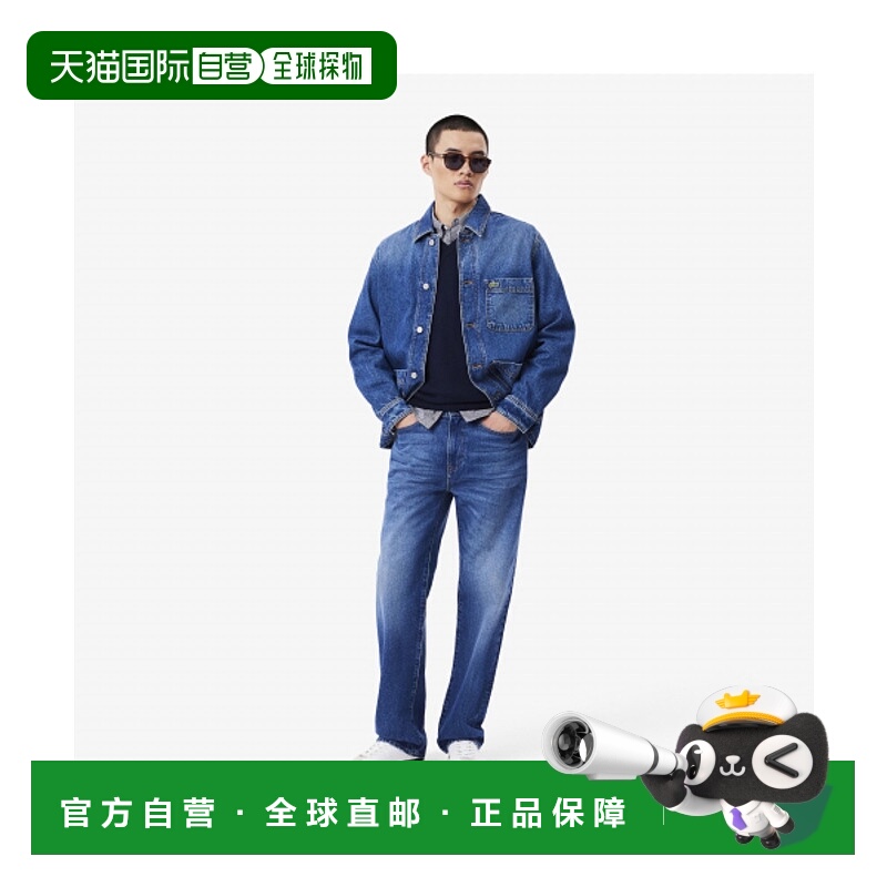韩国直邮LACOSTE 男士牛仔裤 HH2321-55GMK9休闲裤直筒裤
