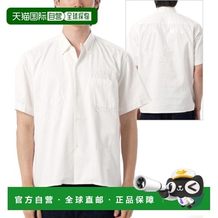 衬衫 HM29SH022 韩国直邮HUMAN 短袖 开领 白色 MADE
