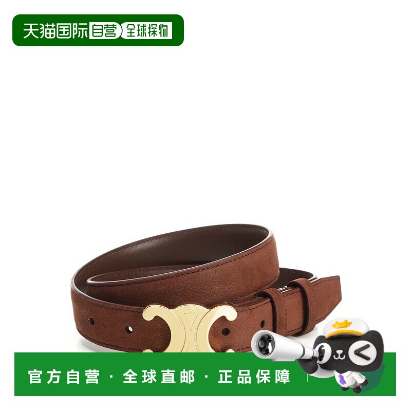 香港直邮CELINE 女士腰带 45AK93ATT18CS AW2025 红色 中号TRIOMP