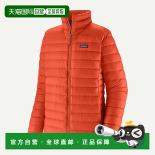 自营欧洲直邮PATAGONIA 男士橙色尼龙羽绒服