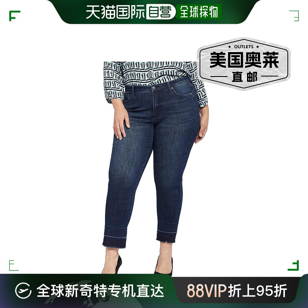 nydjPlus Sheri Slim 女式 Lift Tuck Technology 原始下摆九分牛 女装/女士精品 牛仔裤 原图主图