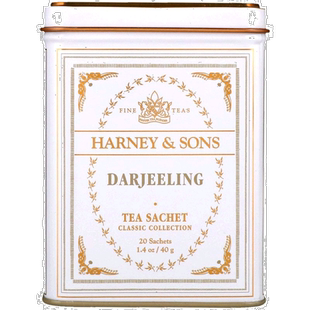 香港直发Harney & Sons大吉岭茶芬芳口感细致柔和20包40g红茶