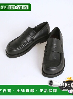 1h可退 日本直邮VEQUM 女士曲线圆头乐福鞋 简约摩登平底鞋 04255