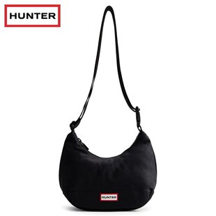 日本直邮Hunter包尼龙迷你流浪汉NYLONMINIHOBO黑色UBS3600