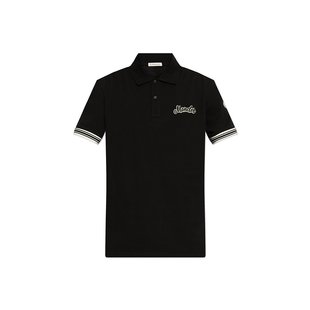 MONCLER K10918A00006899UR999 男士 黑色 POLO衫