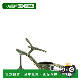 香港直邮LOEWE 女士高跟鞋 LLSTS01X25MILITARYGREEN AW2025单鞋