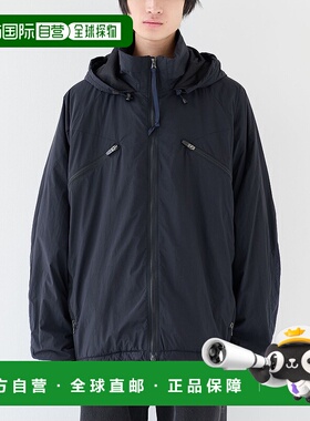 1h可退 日本直邮POLIQUANT男装宽松版型轻量连帽夹克长拉链设计 1