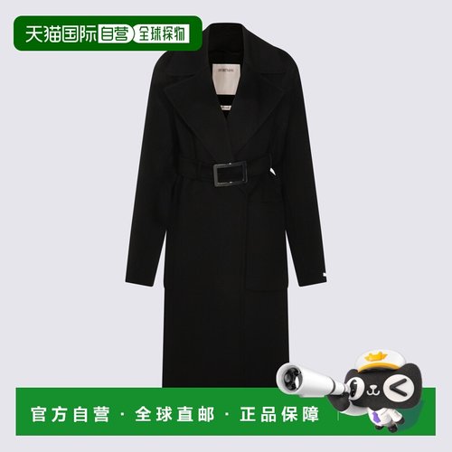 1h可退 香港直邮Sportmax 斯宝麦斯 女士 SportMax 黑色外套 2612